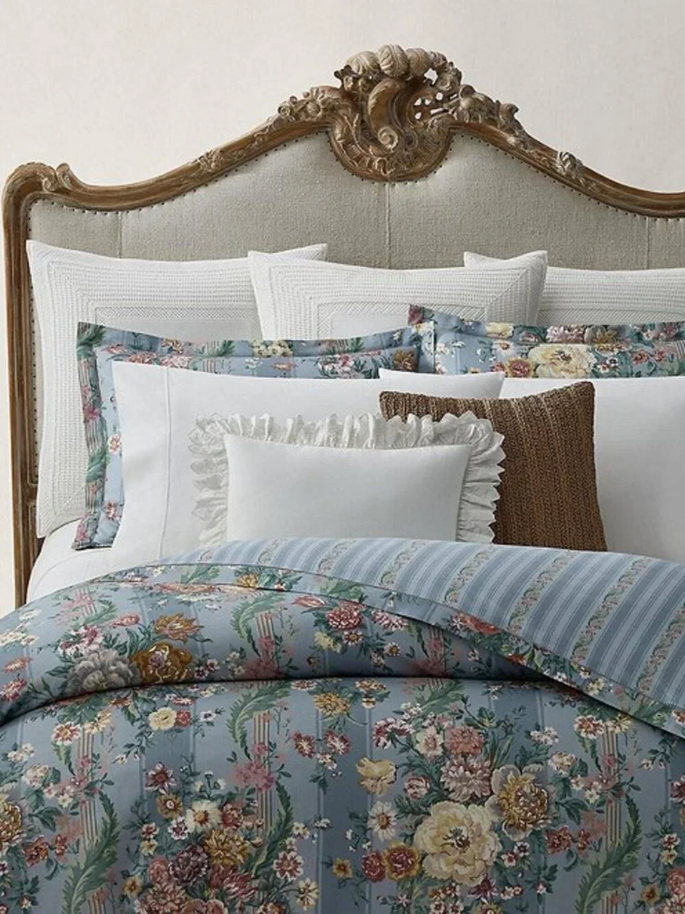 Ralph Lauren Home Adalia Collection - Caden Euro Sham - White 26